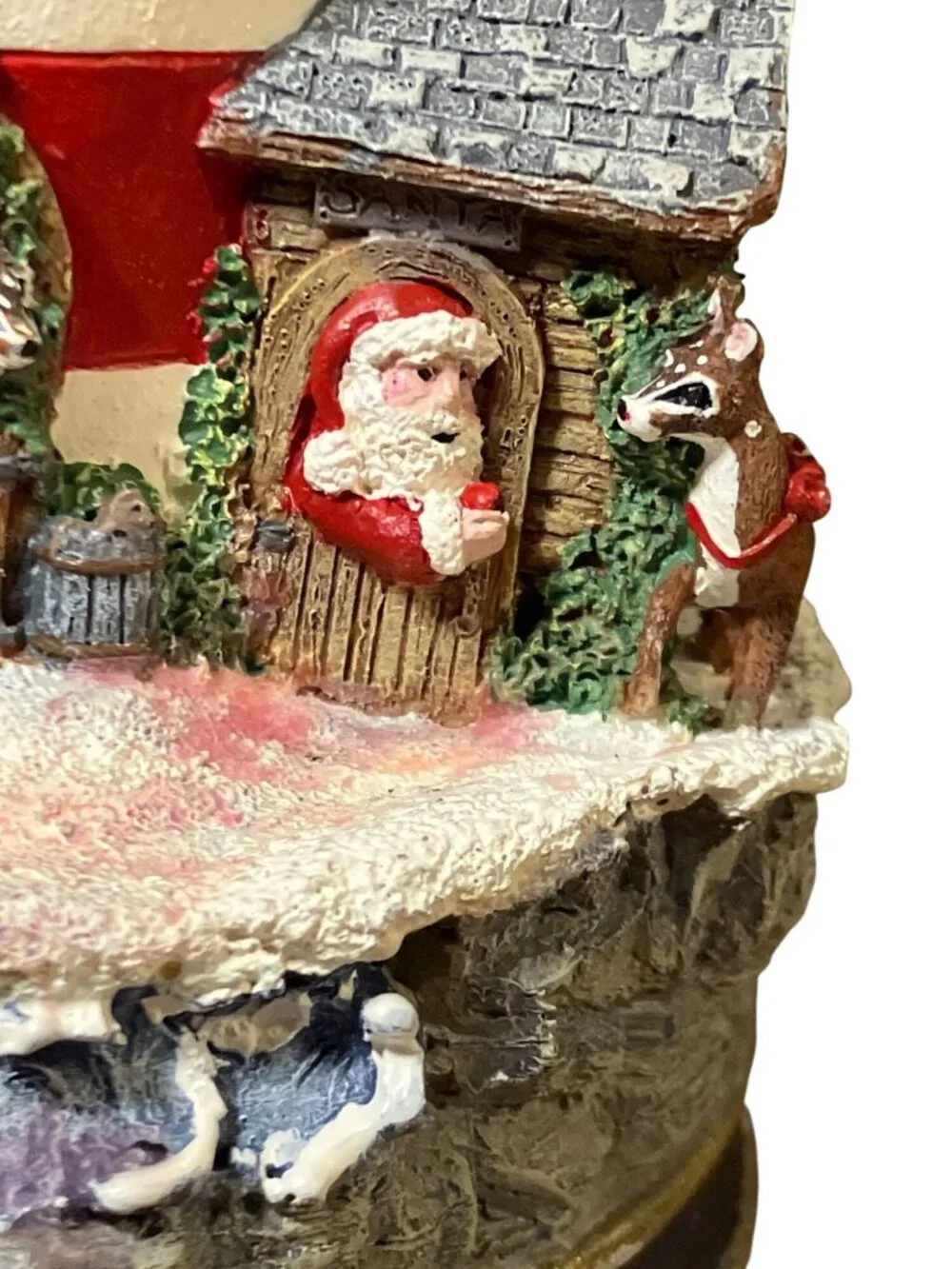 Danbury Mint Lighthouses of Christmas Candle Sticks Holder Figurines